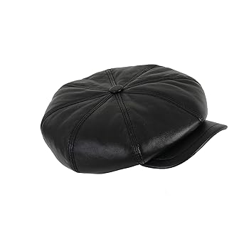 帽子 SIBRO BRAND / leather newsboy cap ▷ Cocteau Genuine Leather Newsboy Cap | On Sale (50